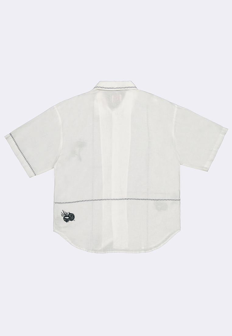 Men's Short Sleeve Barong Shirt