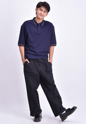 Men's Knit Polo Shirt