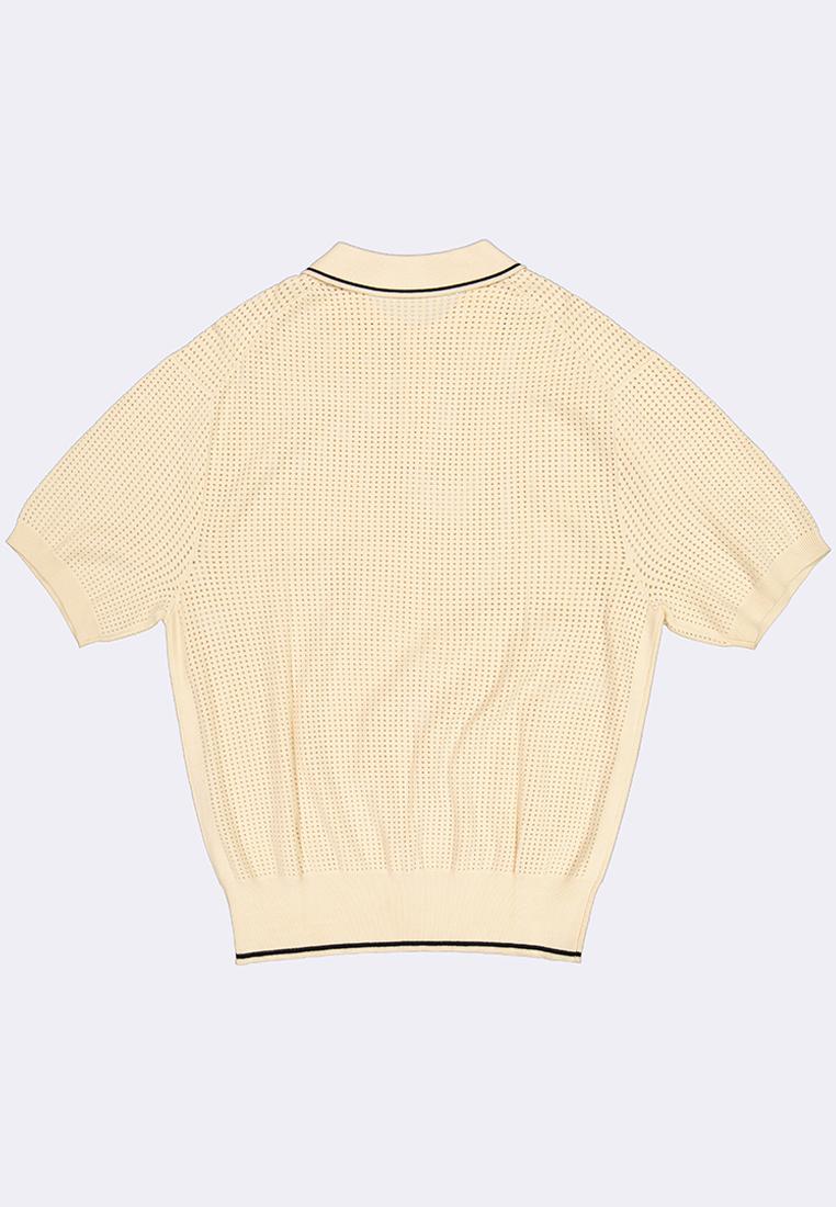 Men's Flat Knit Polo Shirt