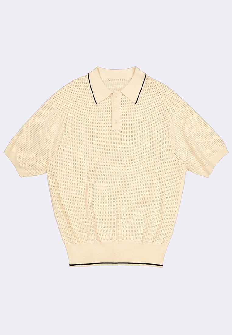 Men's Flat Knit Polo Shirt
