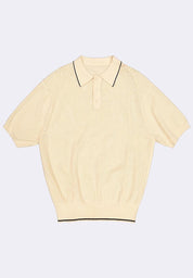 Men's Flat Knit Polo Shirt