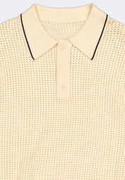 Men's Flat Knit Polo Shirt