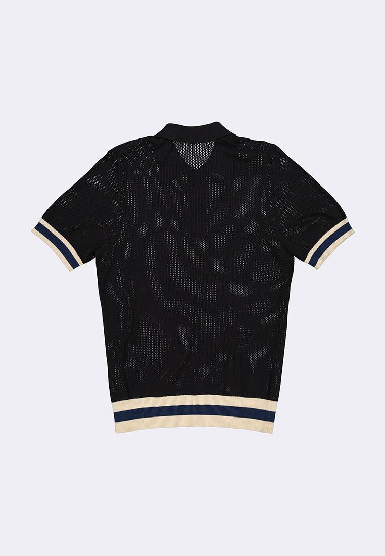 Men's Flat Knit Polo Shirt