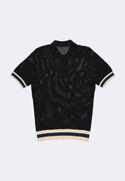 Men's Flat Knit Polo Shirt