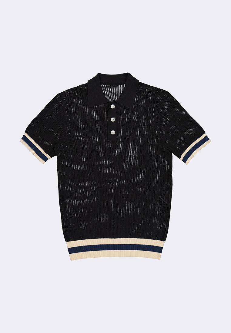 Men's Flat Knit Polo Shirt