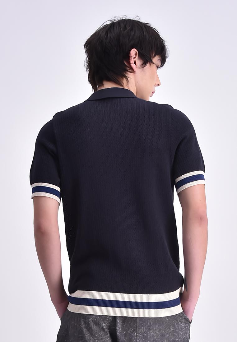 Men's Flat Knit Polo Shirt