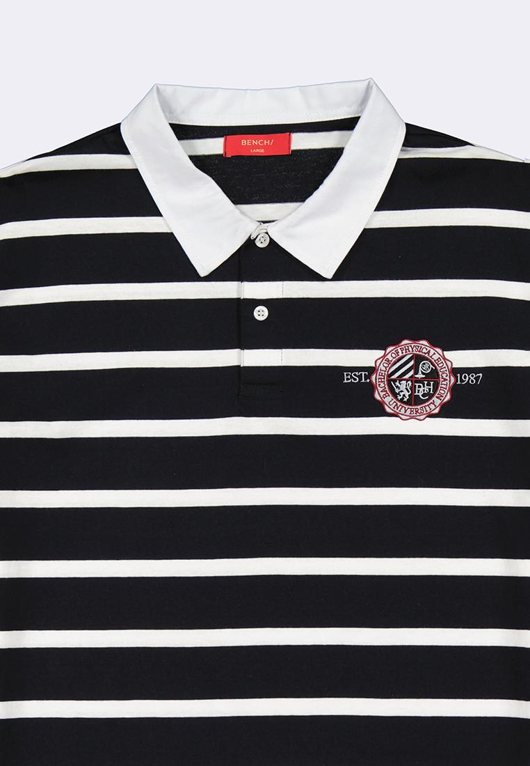 Bench x SB19 Men's Striped Polo Shirt