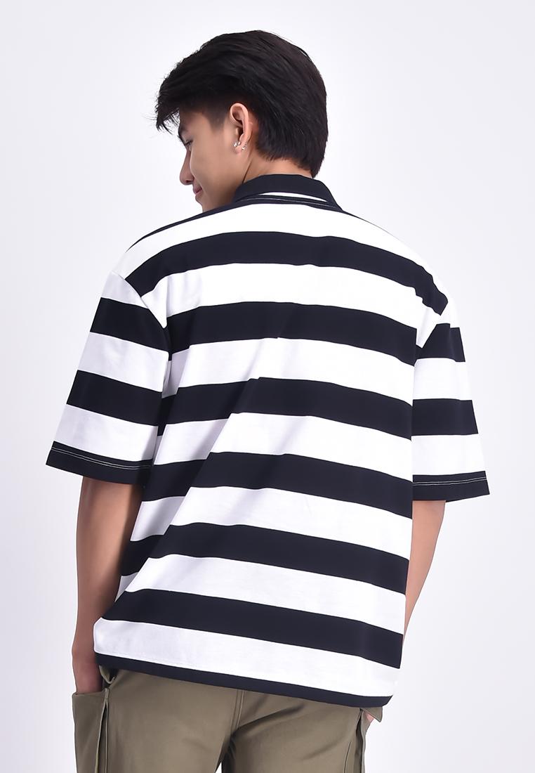 Bench x Solomon Men's Striped Polo Shirt