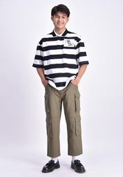 Bench x Solomon Men's Striped Polo Shirt