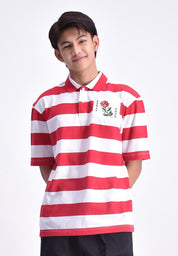 Bench x Solomon Men's Striped Polo Shirt