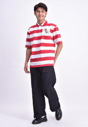 Bench x Solomon Men's Striped Polo Shirt
