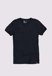 Men's V Neck Cuffed Undershirt