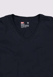 Men's V Neck Cuffed Undershirt