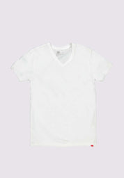 Men's V Neck Cuffed Undershirt