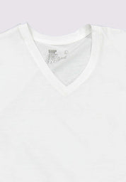 Men's V Neck Cuffed Undershirt