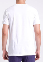 Men's V Neck Cuffed Undershirt