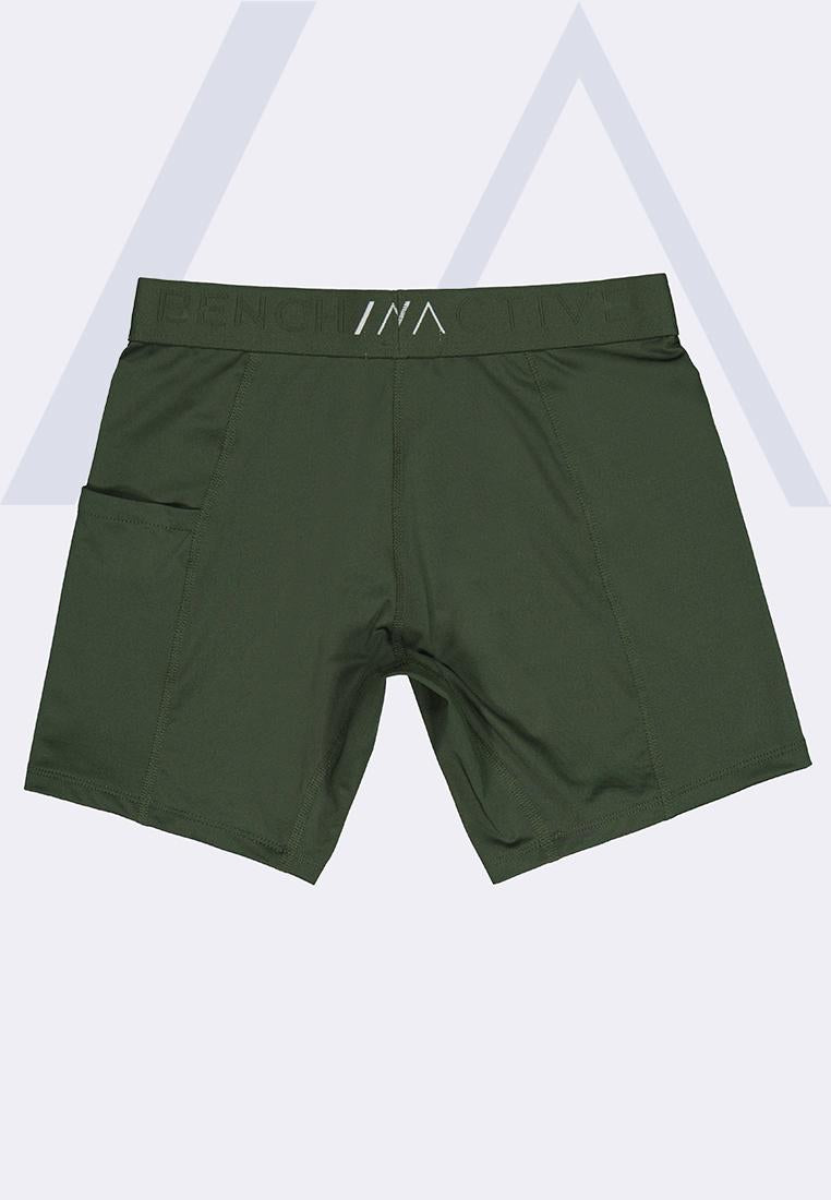 Men's Active Compression Shorts With Side Pocket