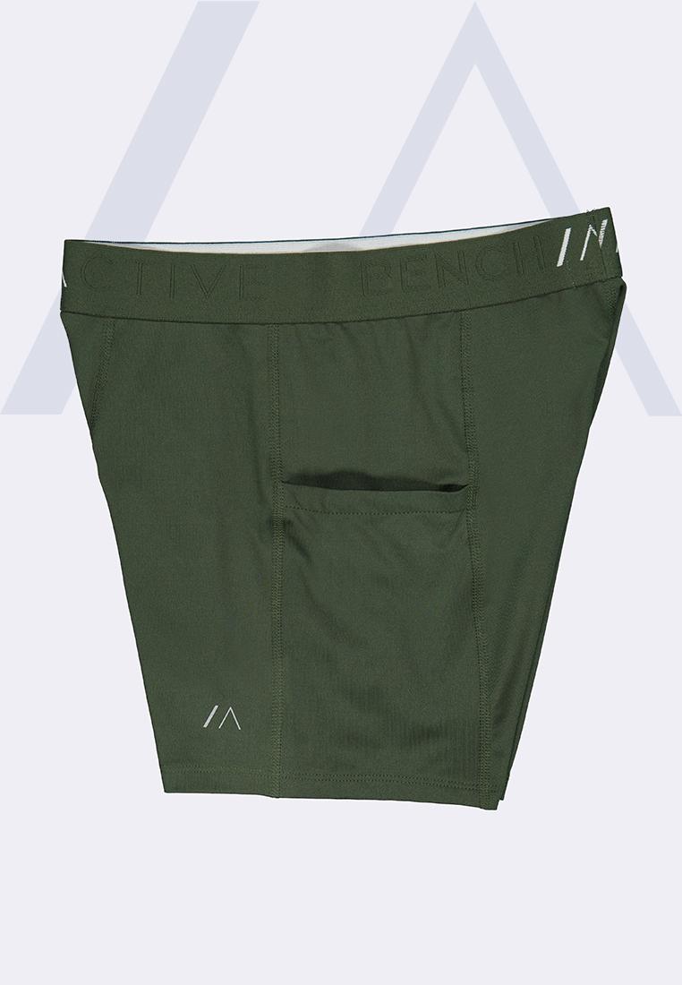 Men's Active Compression Shorts With Side Pocket