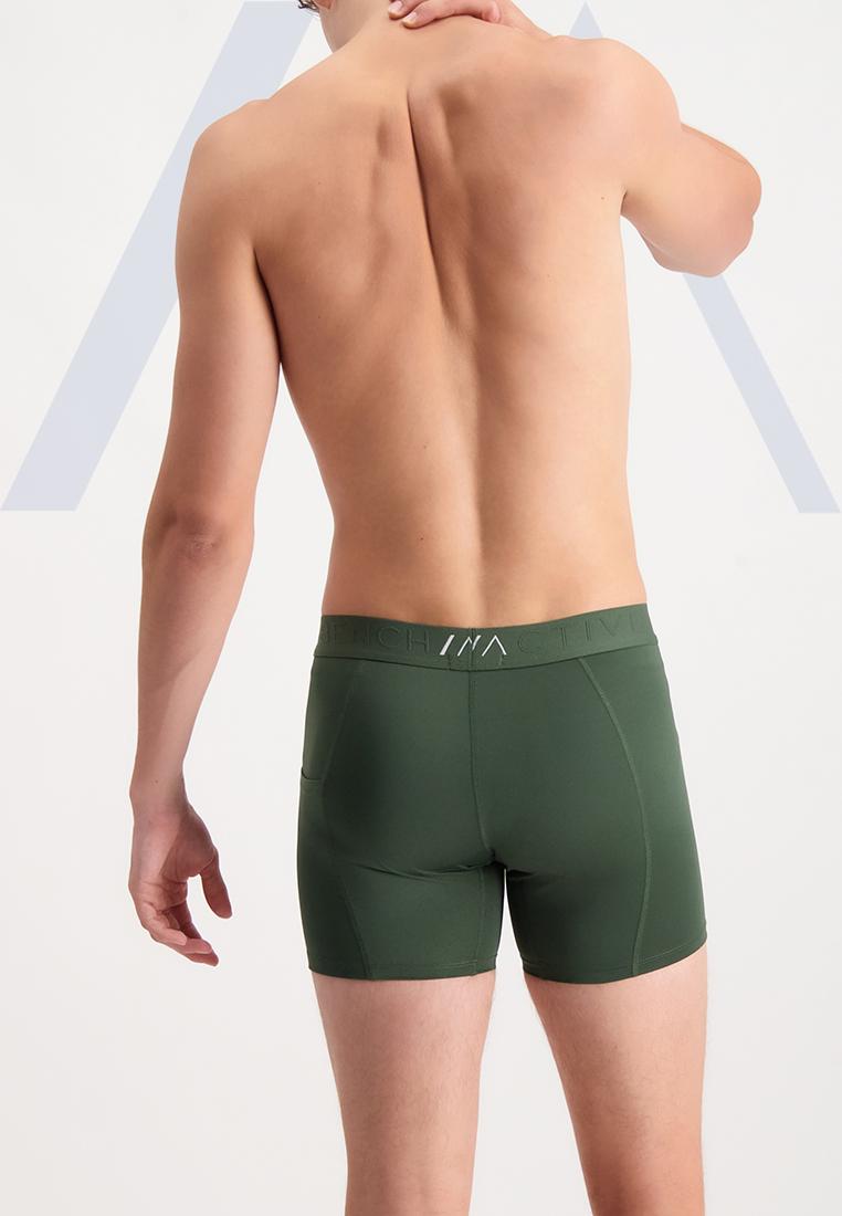 Men's Active Compression Shorts With Side Pocket
