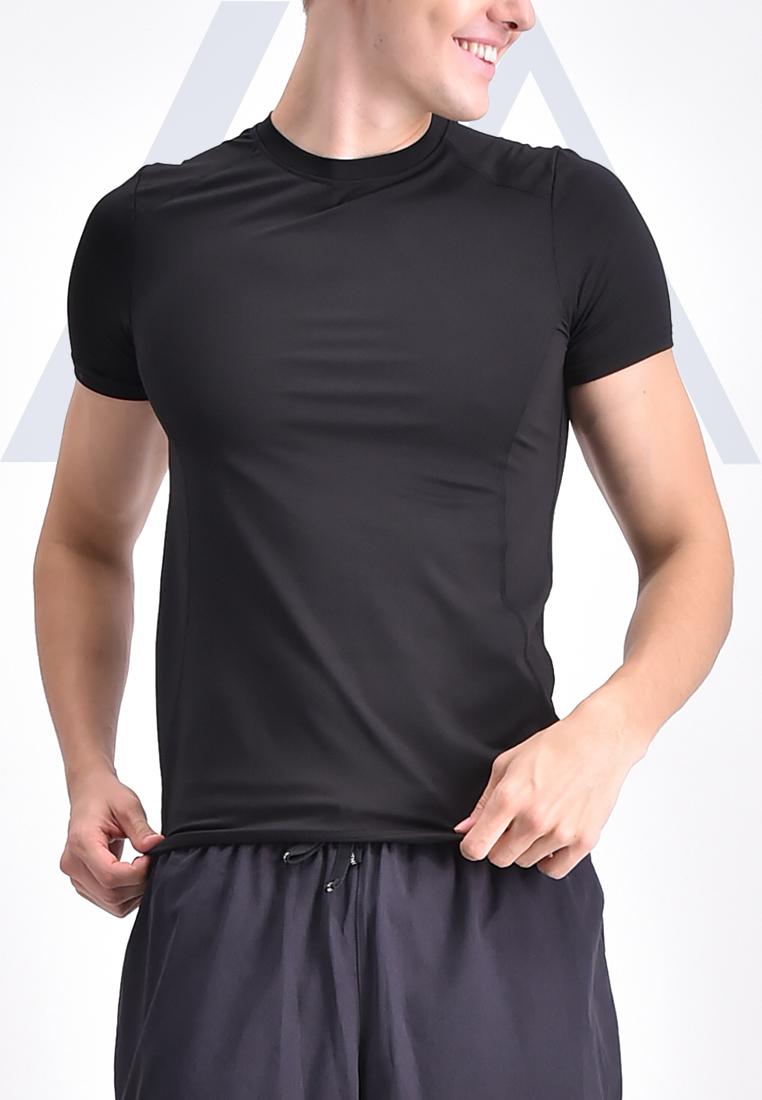 Men's Active Compression Shirt with Mesh