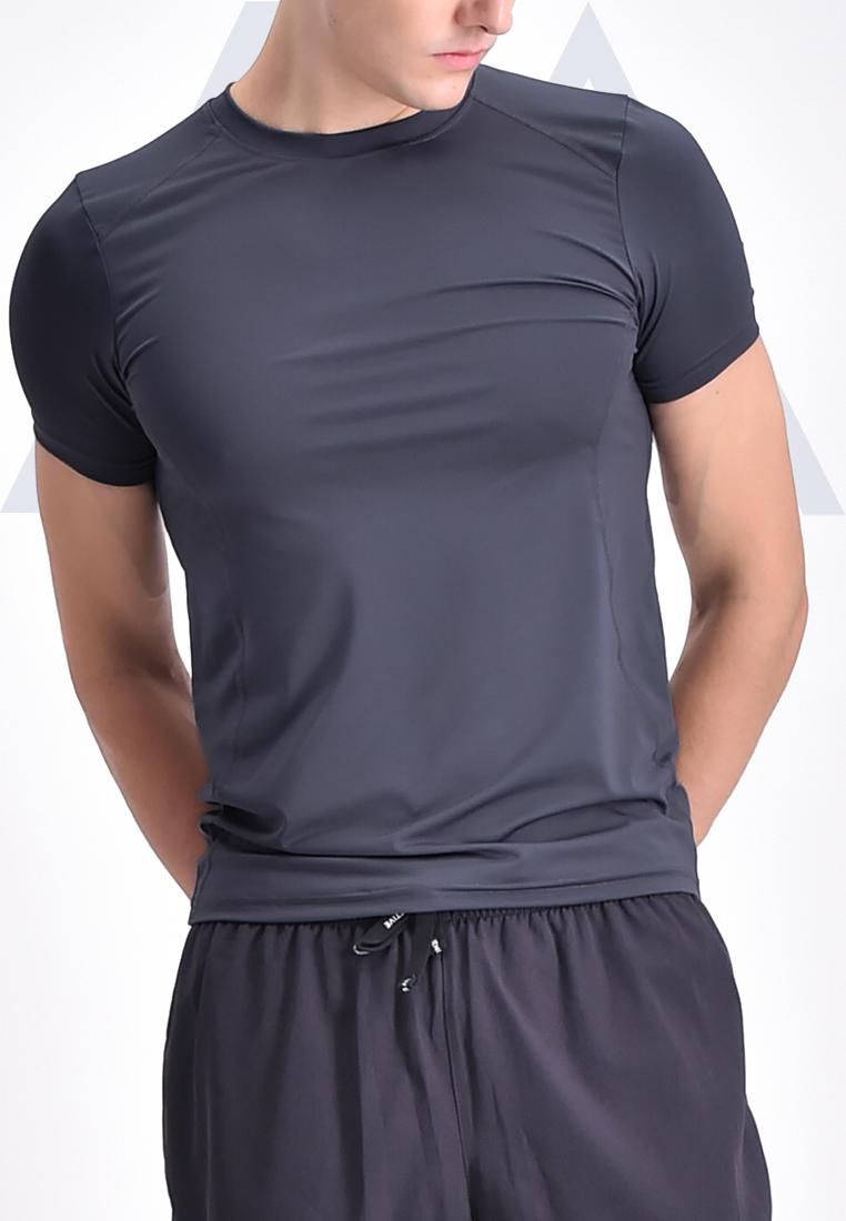 Men's Active Compression Shirt with Mesh