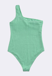 Women's Asymmetrical One Piece Hi-Leg Swimsuit