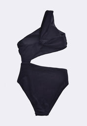 Women's Asymmetrical One Piece Hi-Leg Swimsuit