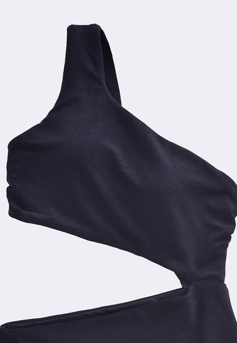 Women's Asymmetrical One Piece Hi-Leg Swimsuit