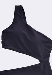 Women's Asymmetrical One Piece Hi-Leg Swimsuit