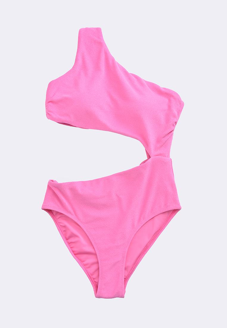 Women's Asymmetrical One Piece Hi-Leg Swimsuit