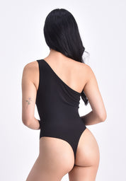 Women's Asymmetrical Sleeveless High Stretch Bodysuit