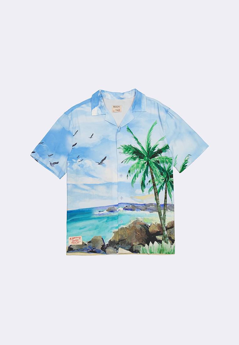 Men's Printed Short Sleeve Shirt