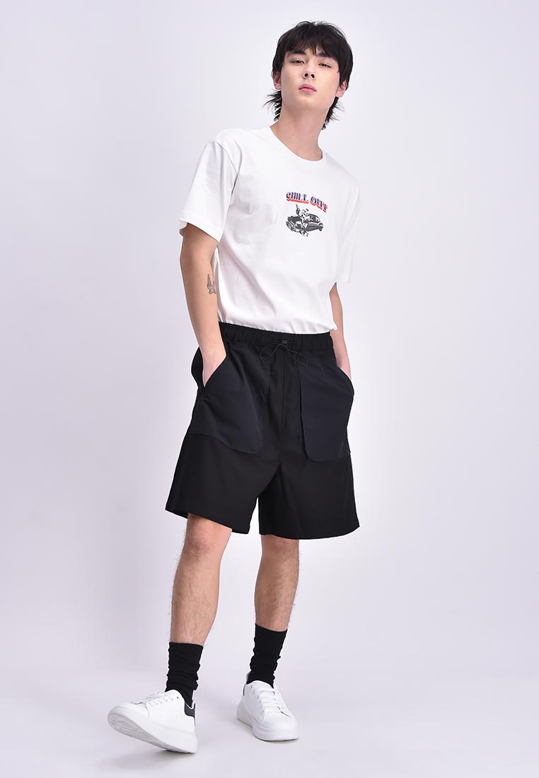 Bench x SB19 Men's Wide-Leg Bermuda Shorts