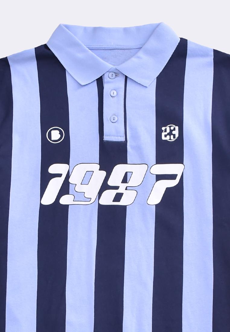 Men's Striped Polo Shirt