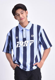 Men's Striped Polo Shirt