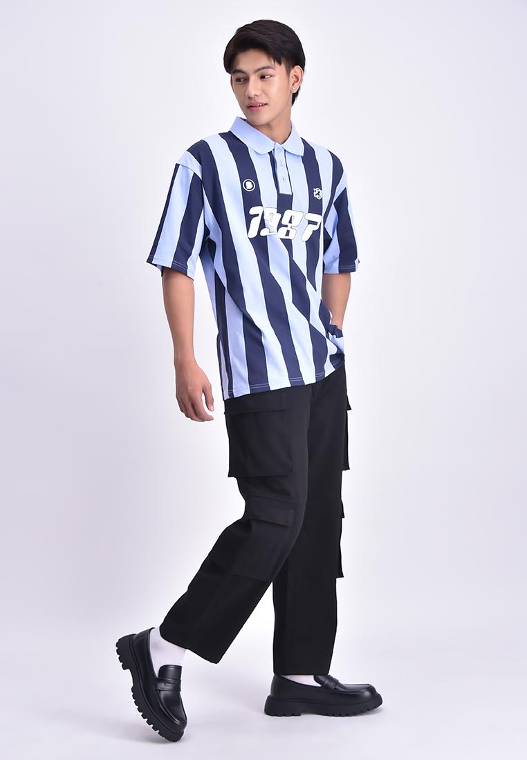 Men's Striped Polo Shirt