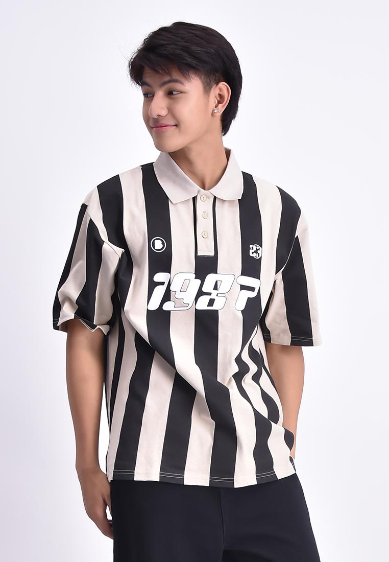 Men's Striped Polo Shirt