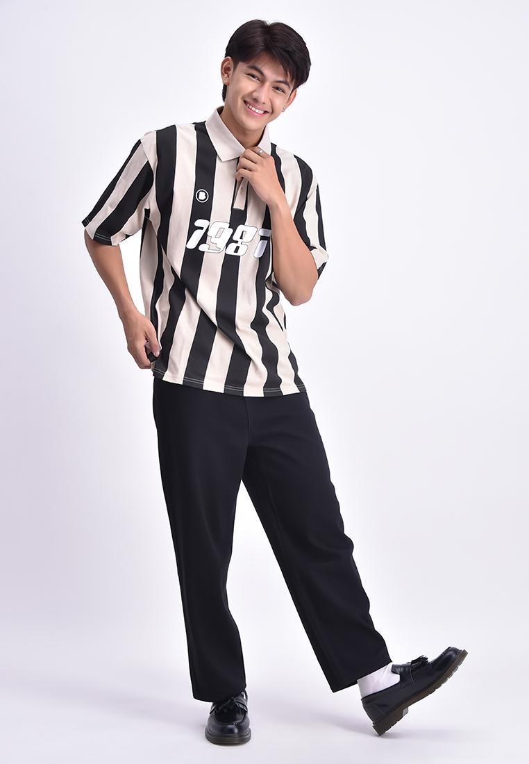 Men's Striped Polo Shirt