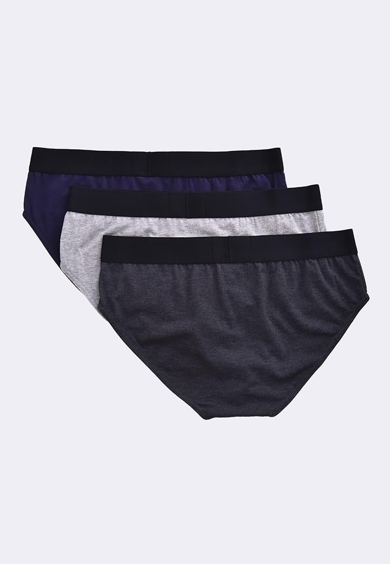Men's 3-in-1 Pack Hipster Brief