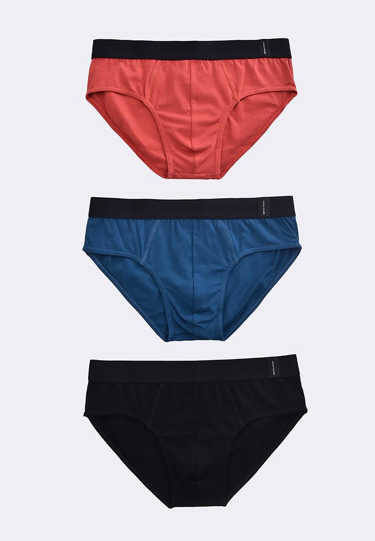 Men's 3-in-1 Pack Hipster Brief