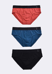Men's 3-in-1 Pack Hipster Brief