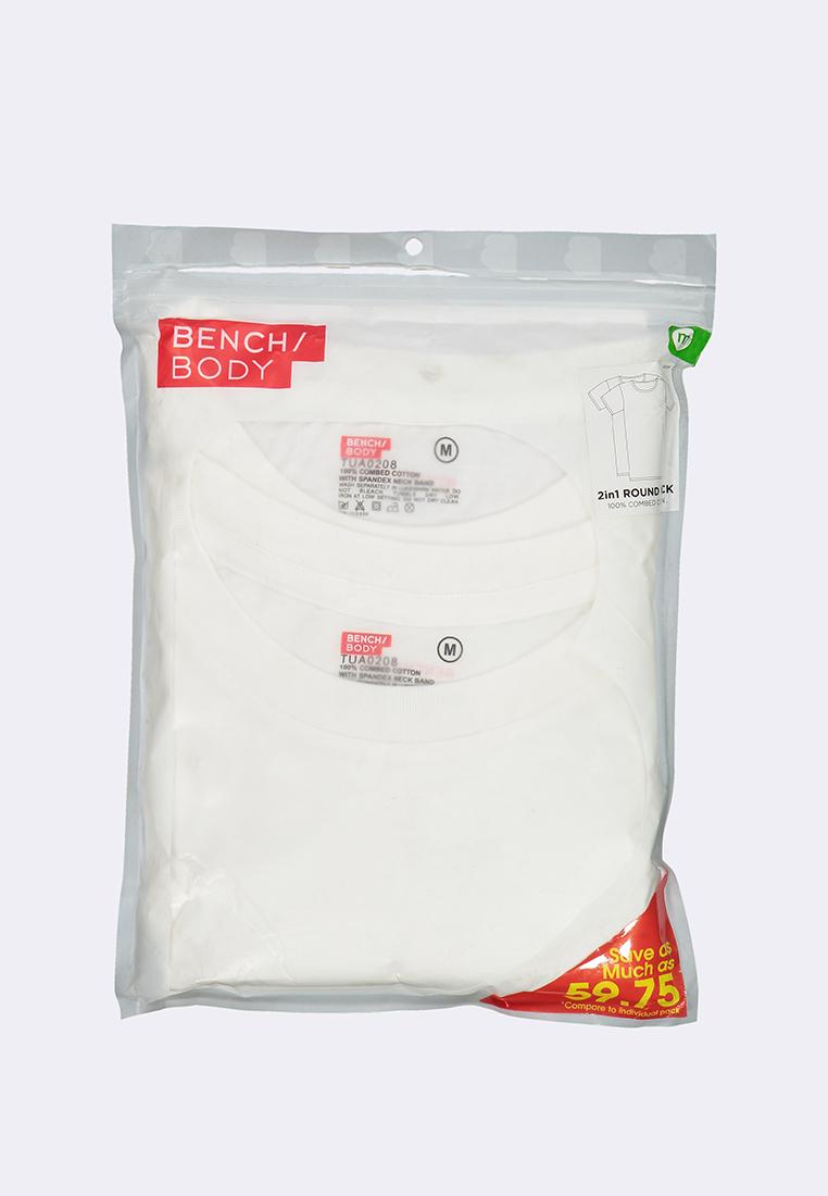 Men's 2-in-1 Pack Crew Neck Undershirt