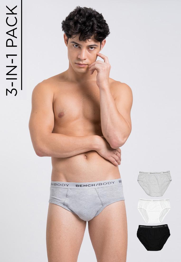 Men's 3-in-1 Pack Hipster Brief