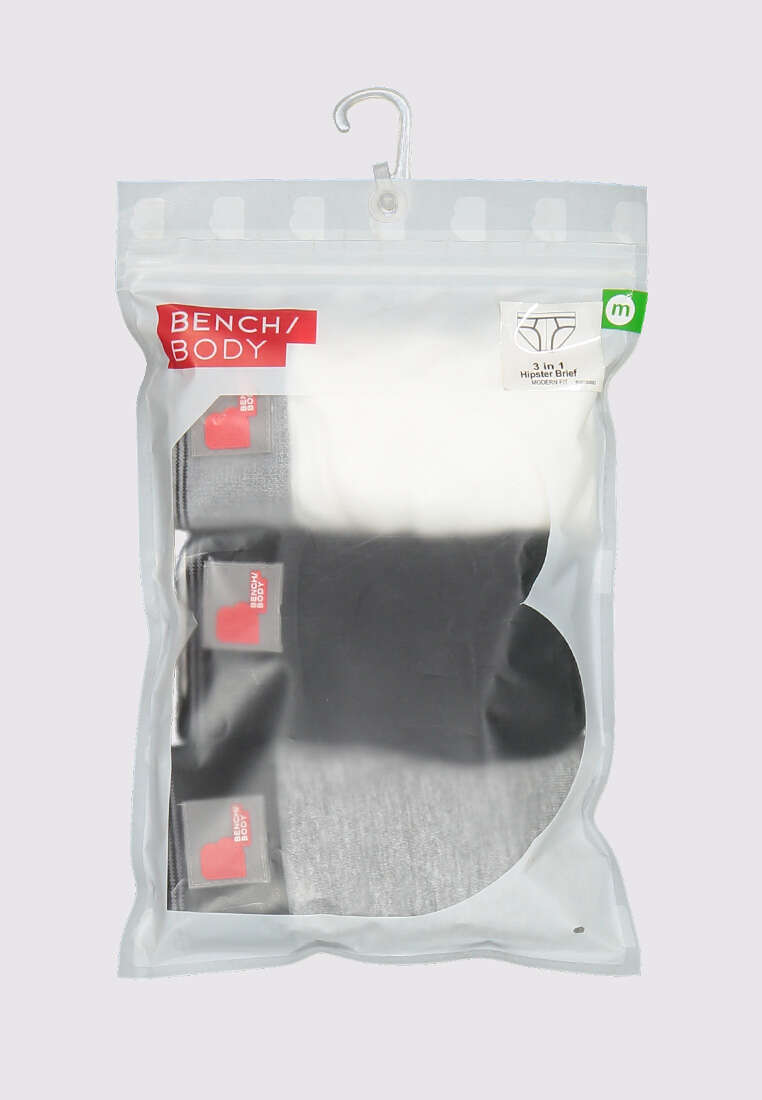 Men's 3-in-1 Pack Hipster Brief