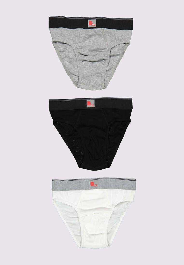 Men's 3-in-1 Pack Hipster Brief