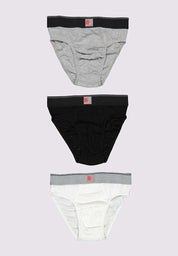 Men's 3-in-1 Pack Hipster Brief