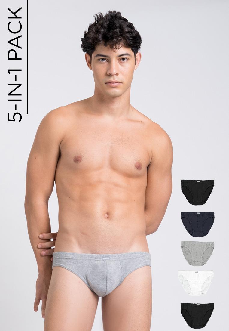 Men's 5-in-1 Pack Bikini Brief