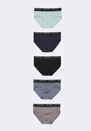 Men's 5-in-1 Pack Hipster Brief