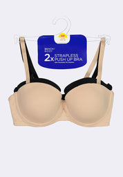 Women's 2-in-1 Pack Strapless Bra