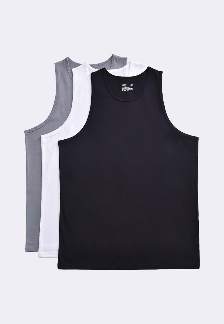Men's 3-in-1 Pack Classic Loose Fit Tank Top - Main Image